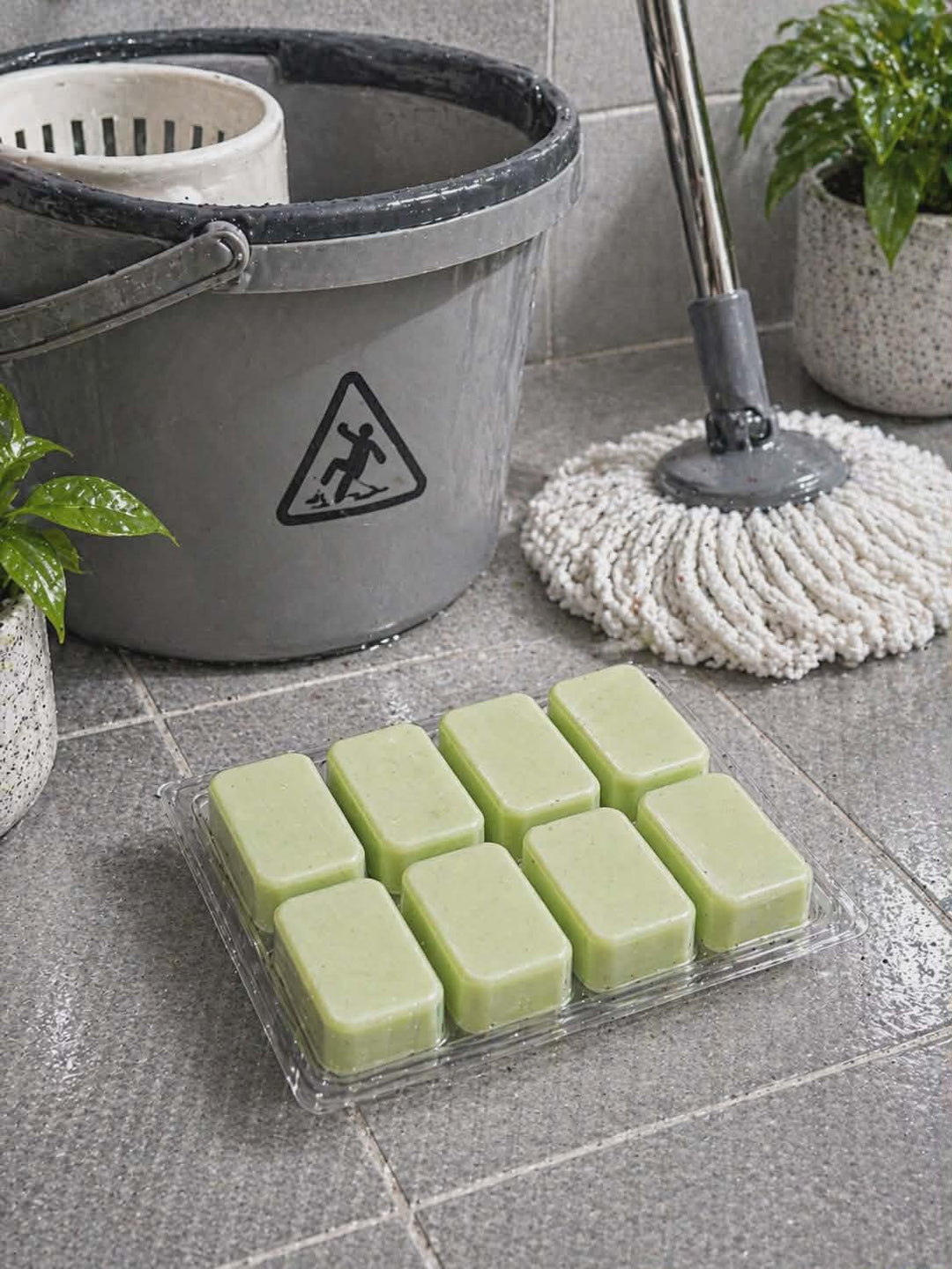 Ombre Leather Mop, Sink & Toilet Fizzer - Luxury Fresh Cleaning Tablets | BubbleShop
