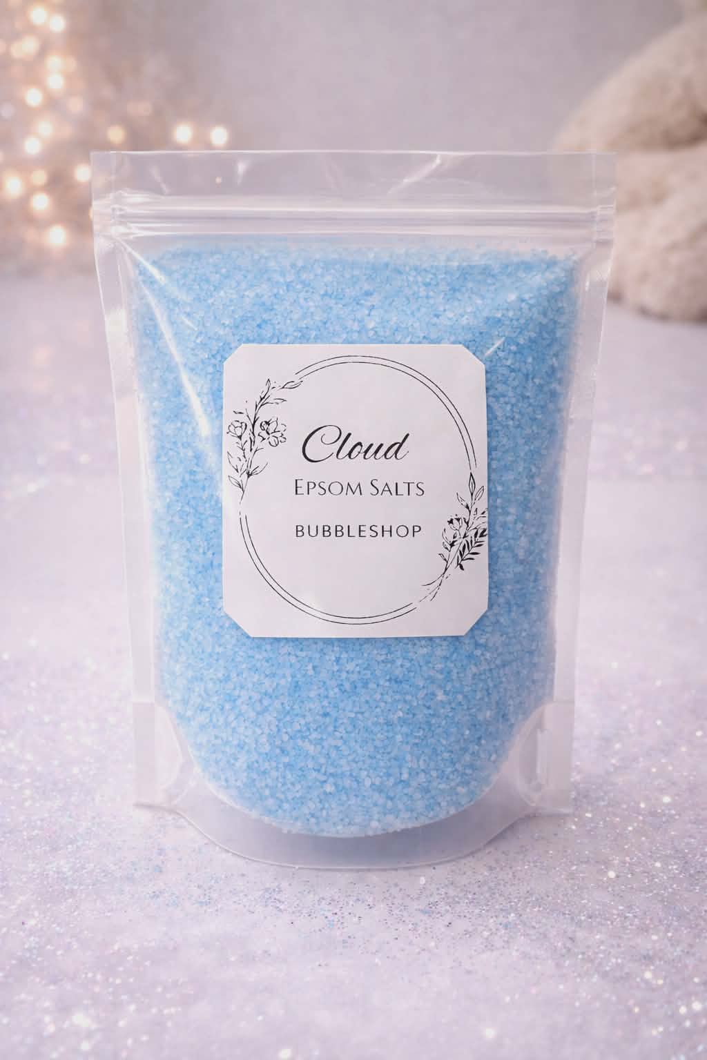 blue cloud fragrance epsom bath salts relaxing bath soak BubbleShop  uk