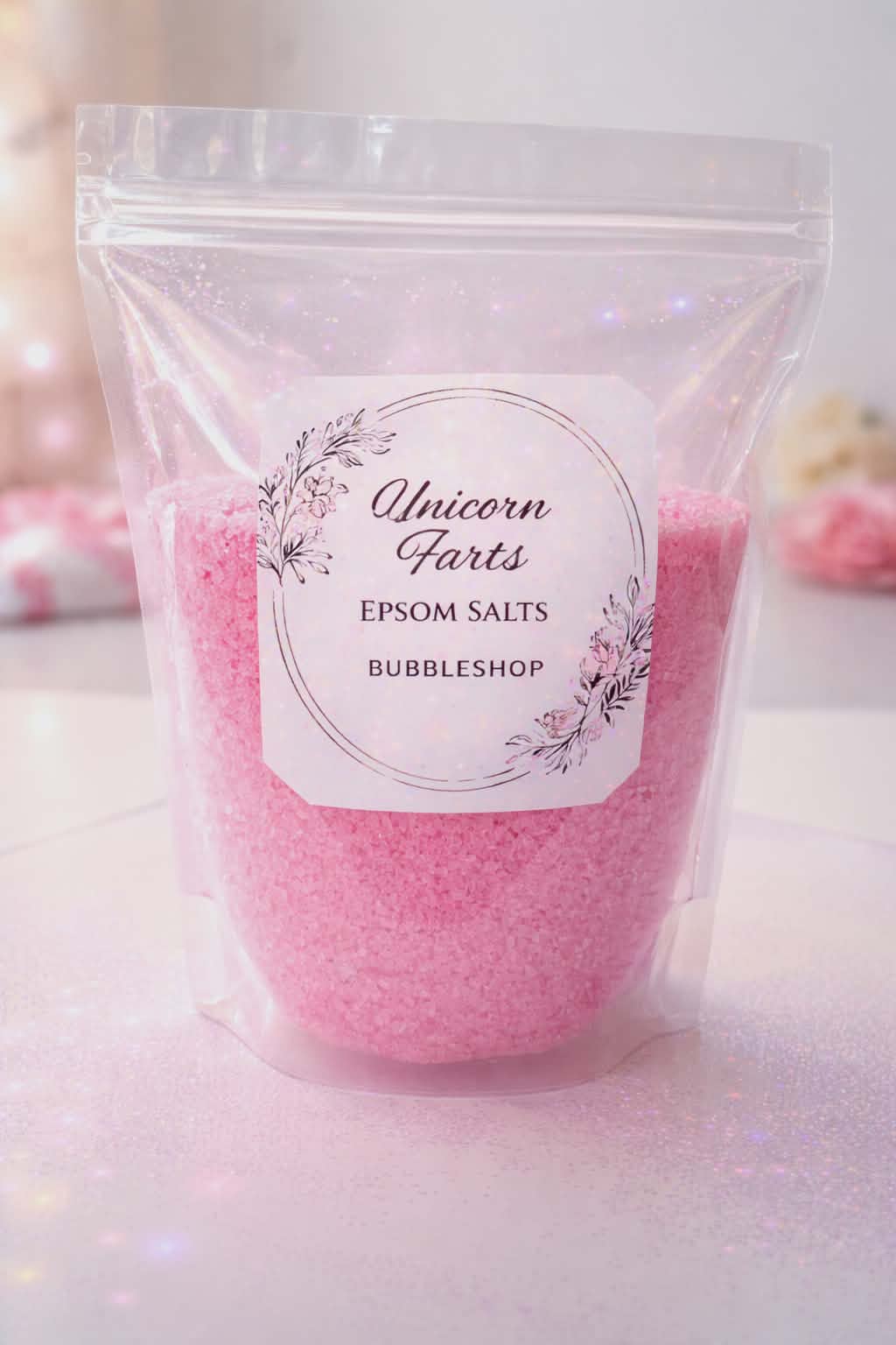 bubbleshop-unicorn-farts-epson-bath-salts-sweets fruity relaxing bath soak BubbleShop