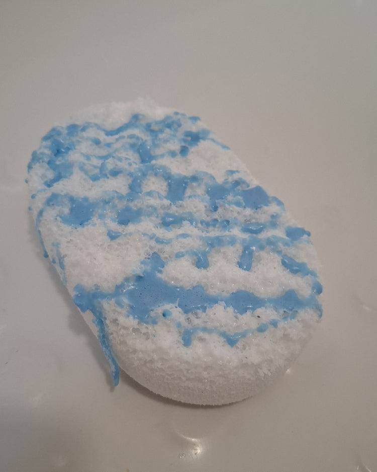 ice pixie inspired by snow fairy soap sponge by Bubbleshop with fresh and sweet scent