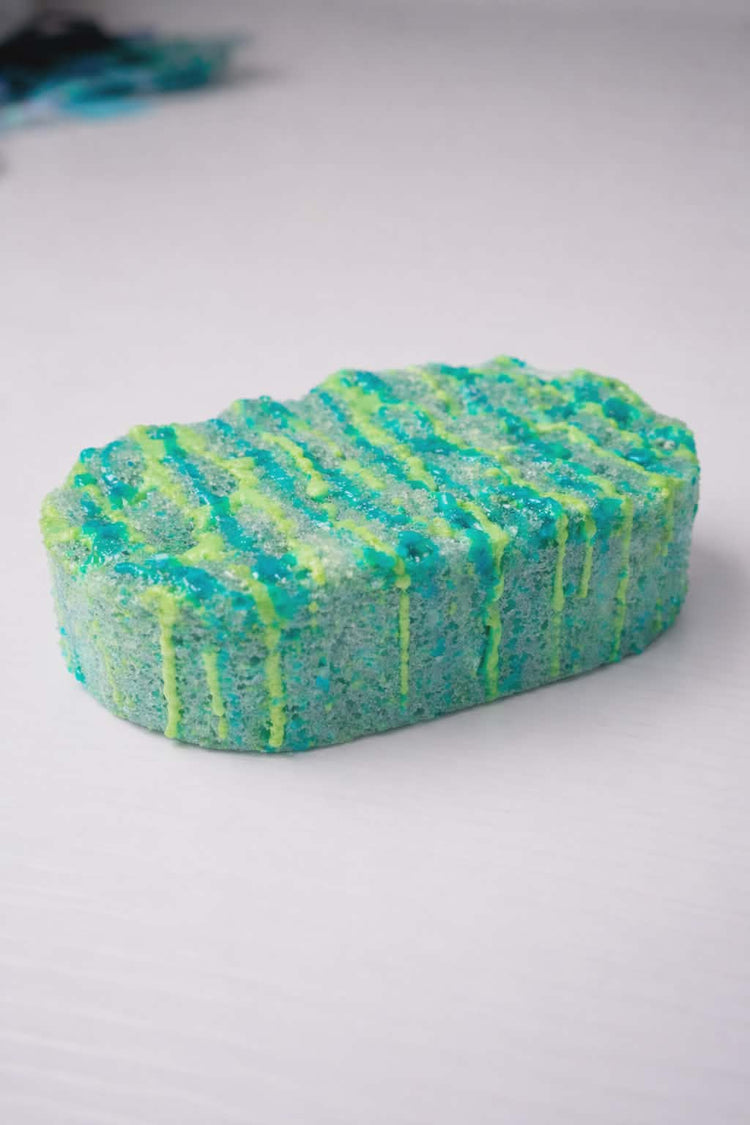 green infused soap sponge  creed inspired vegan by BubbleShop